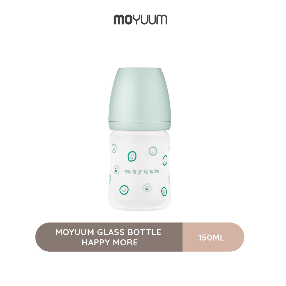 Moyuum Glass Bottle Happy More
