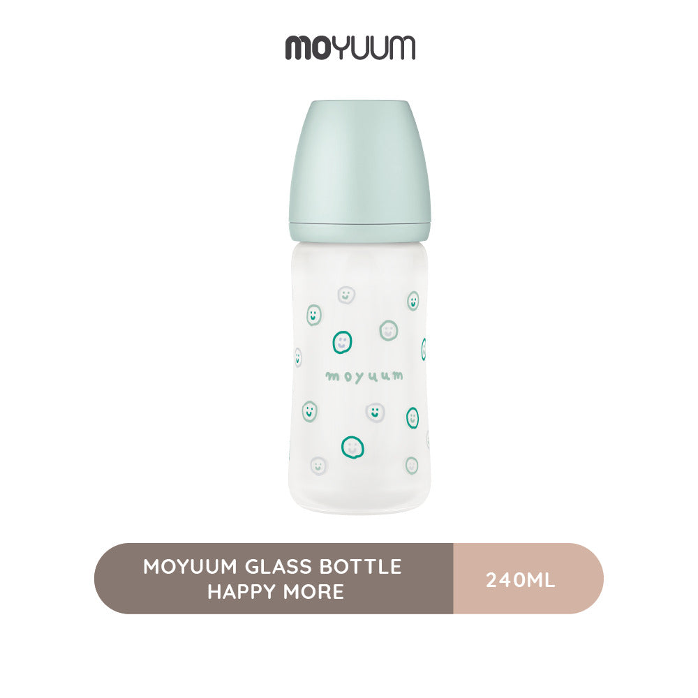 Moyuum Glass Bottle Happy More