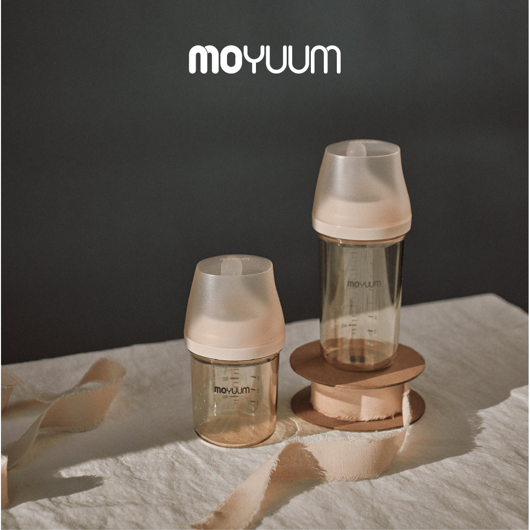 Moyuum PPSU mov.aa Baby bottle basic (beige)