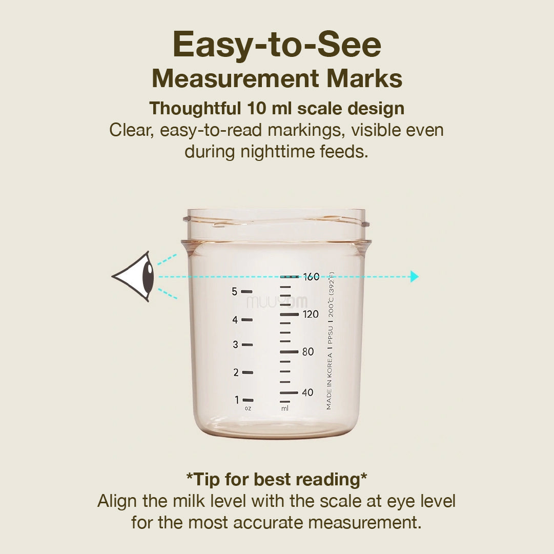 Moyuum PPSU mov.aa Baby bottle basic (beige)