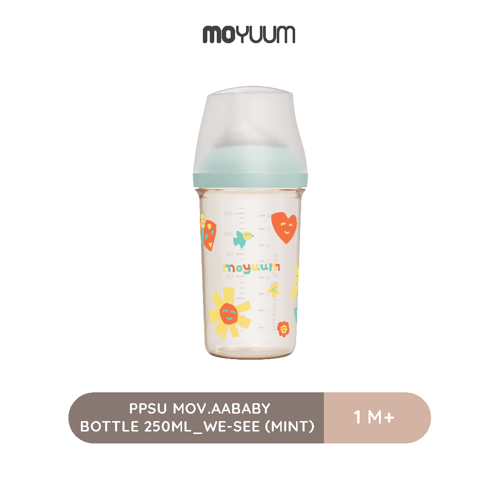 Moyuum PPSU mov.aaBaby bottle we-see (mint)
