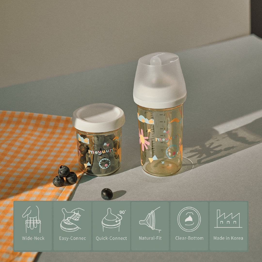 Moyuum PPSU mov.aaBaby bottle we-see (mint)