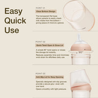 Moyuum PPSU mov.aaBaby bottle we-see (mint)