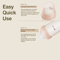 Moyuum PPSU mov.aaBaby bottle we-see (mint)