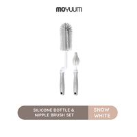 Moyuum Silicone Bottle & Nipple Brush Set