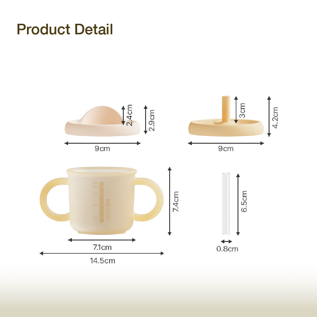 Moyuum Silicon Double Hand Infant Cup Banana