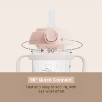 Moyuum Mov.aa Tritan Straw cup Dear Pony 250ml (beige)