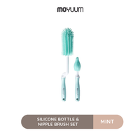 Moyuum Silicone Bottle & Nipple Brush Set