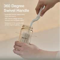 Moyuum Silicone Bottle & Nipple Brush Set