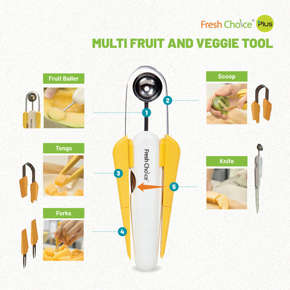 Fresh Section Tools Fresh Choice Multi Fruit and Veggie Tool