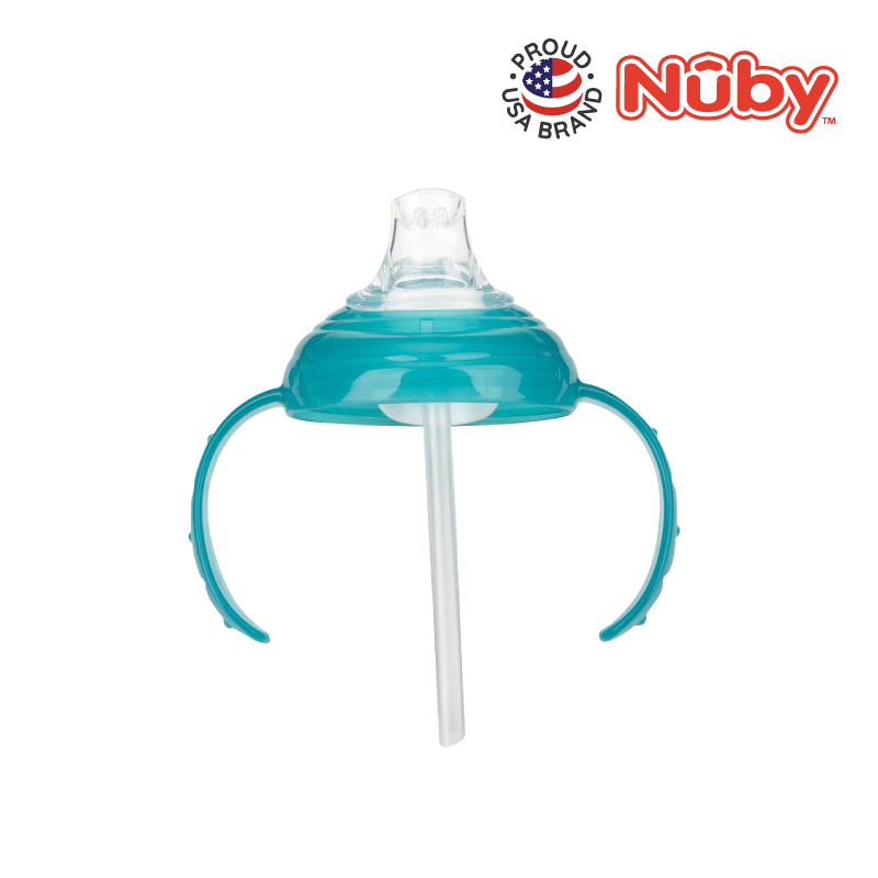 Astra Family A baby bottle with the word nuby on it.