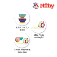 Buy Nuby Stackable Bowl FREE Nuby Sipper Top @ RM 49