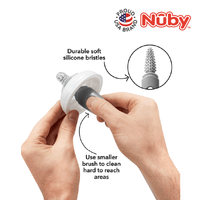 Astra Family A person is using a nuby to attach a tooth to a tooth.