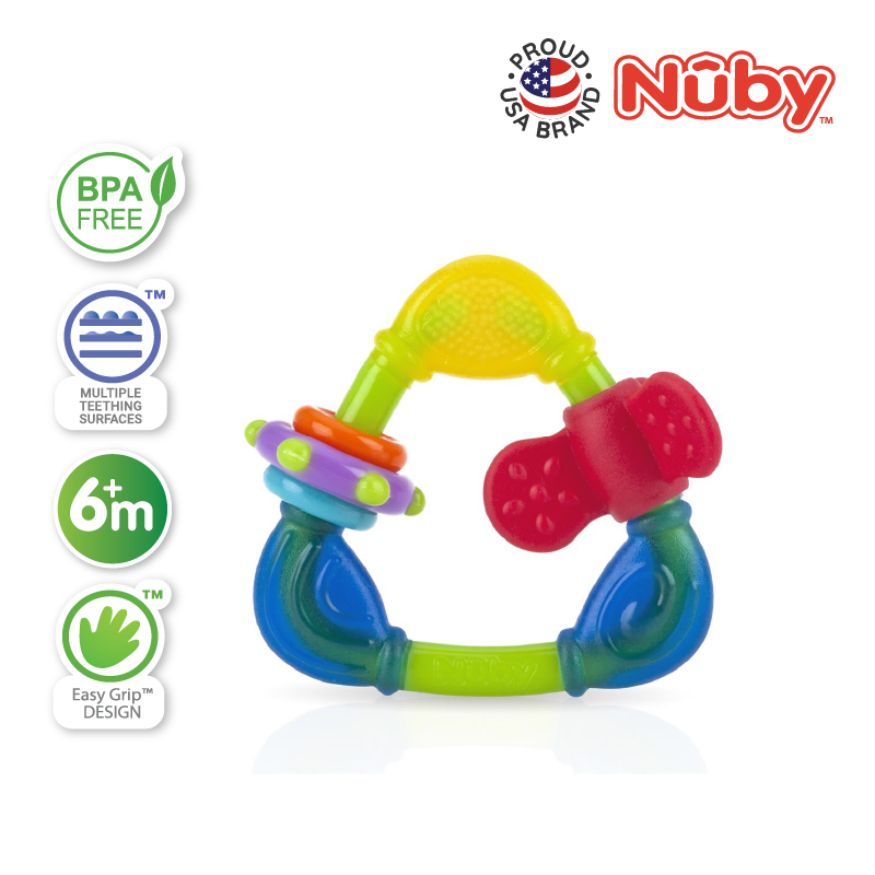 Nuby Triangle Teether with TPE (1pc)