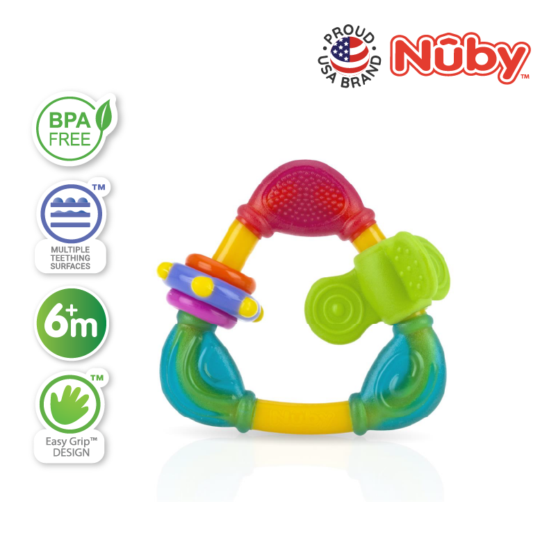 Nuby Triangle Teether with TPE (1pc)