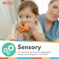 Nuby Silicone Wrist Teething Mitten - Baby Teether Ring - 3+ Months - Astra Family