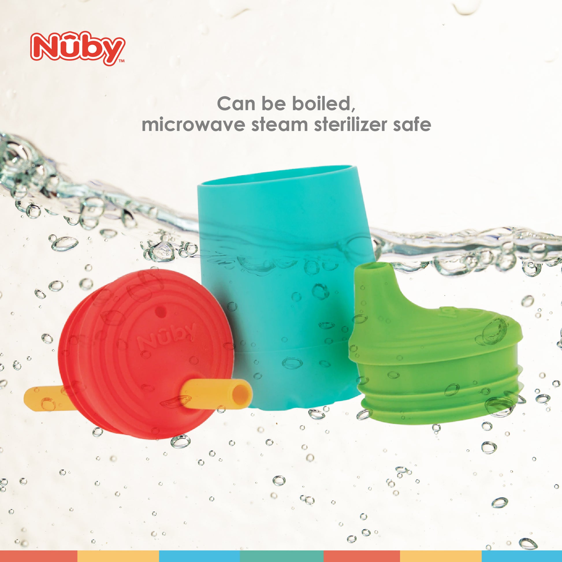 Nuby 3-Stage Training Drinking Cup  Suitable for 6 months baby