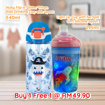 Nuby Bottles Bundle @ RM49.90