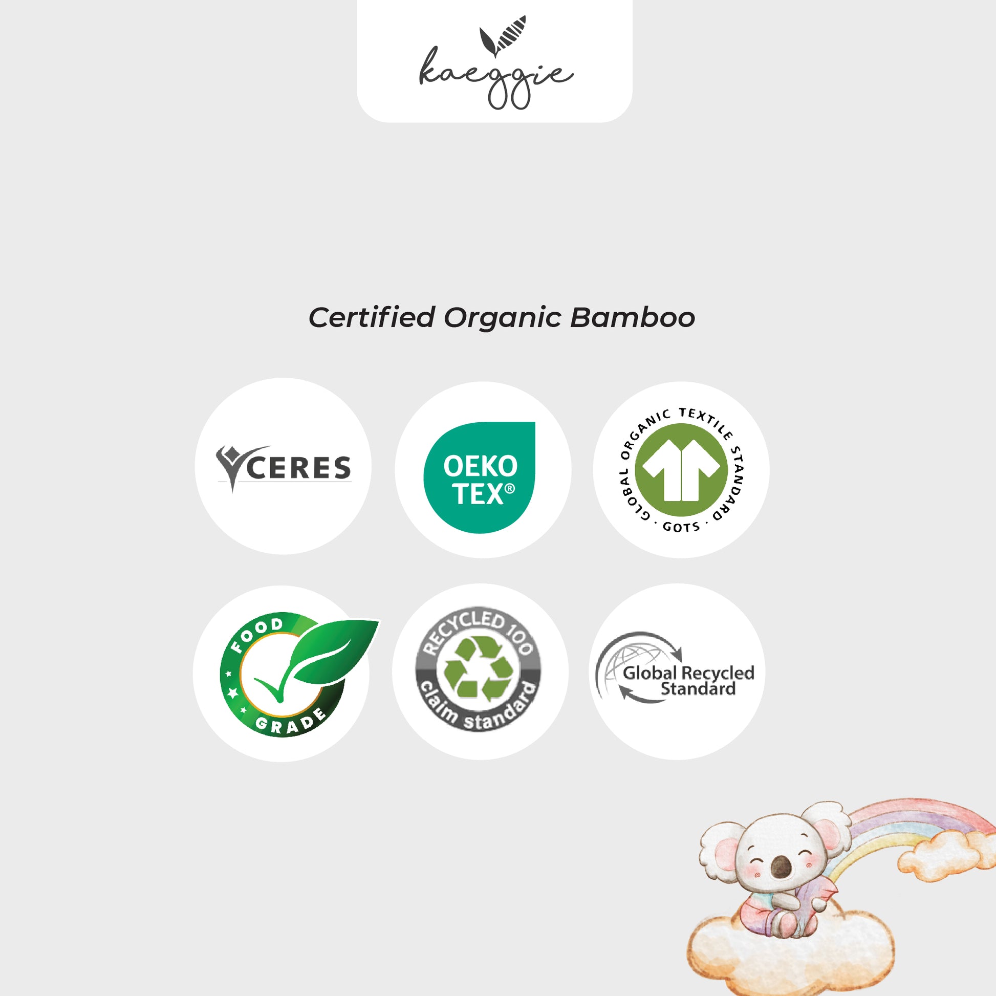 Kaeggie - Signature WHITE SKETCH Pillow Size Extra Large (XL)