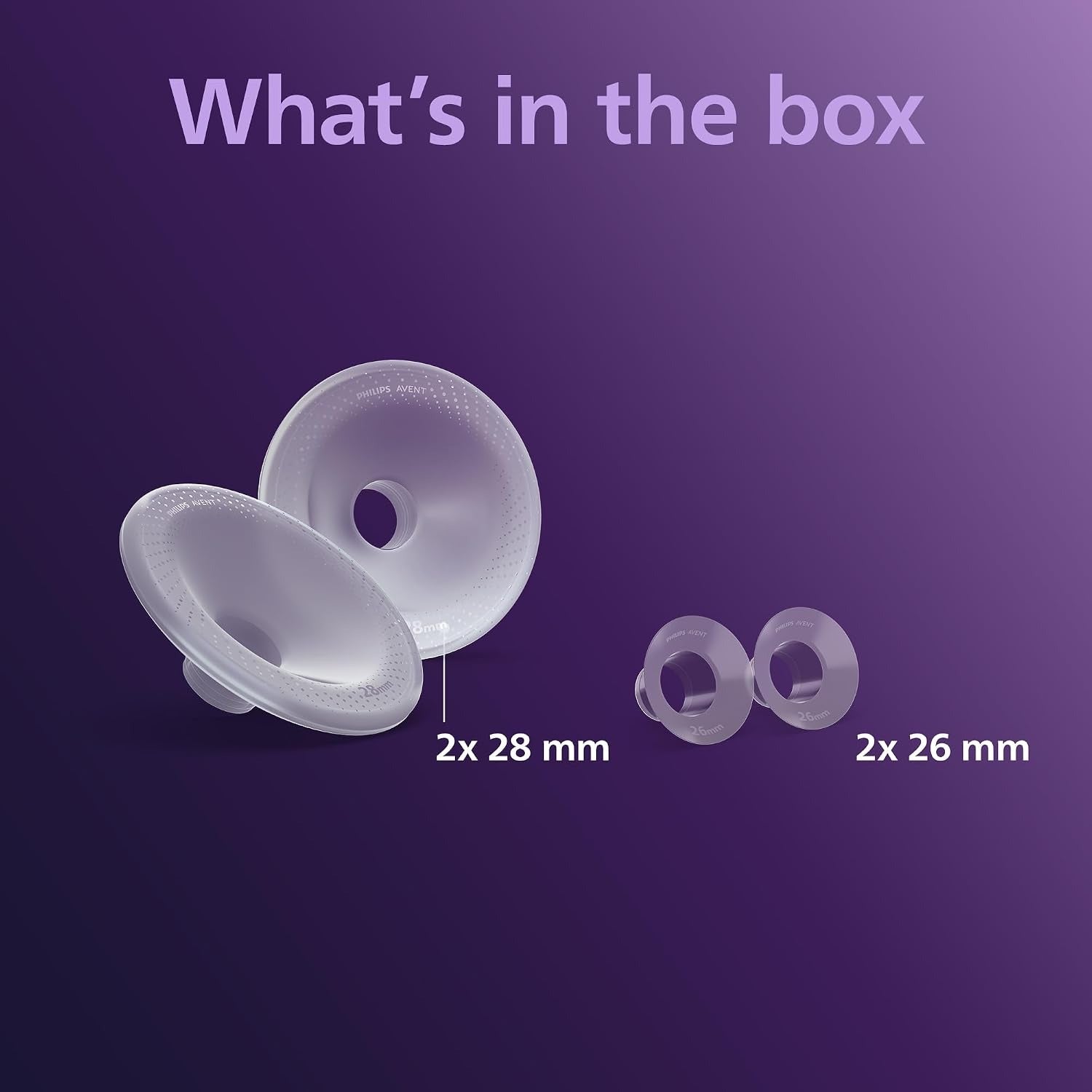 Philips Avent Hands-Free Large Breast Shield & Inserts