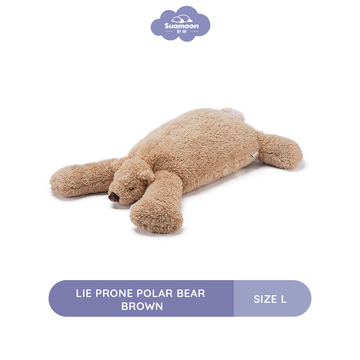Suamoon Lie Prone Polar Bear Brown L