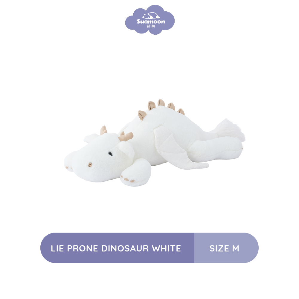 Suamoon Lie Prone Dinosaur White