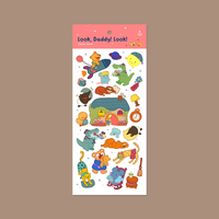 WW Animal Sticker Sheet - Look Daddy Look