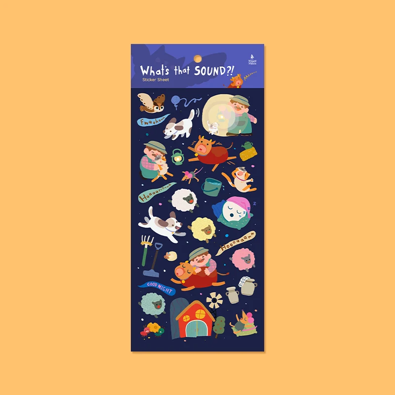 WW Animal Sticker Sheet - Look Daddy Look