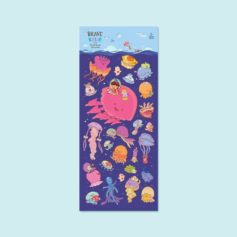 WW Ocean Sticker sheet
