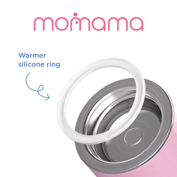 Astra Family A pink thermos with the word momma on it.