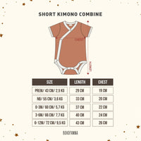 Bohopanna Short Kimono Combine Sunbaked 3-6M
