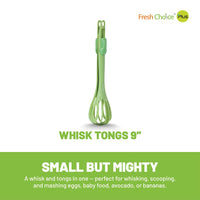 Fresh Choice Whisk Tongs 9” - Astra Family