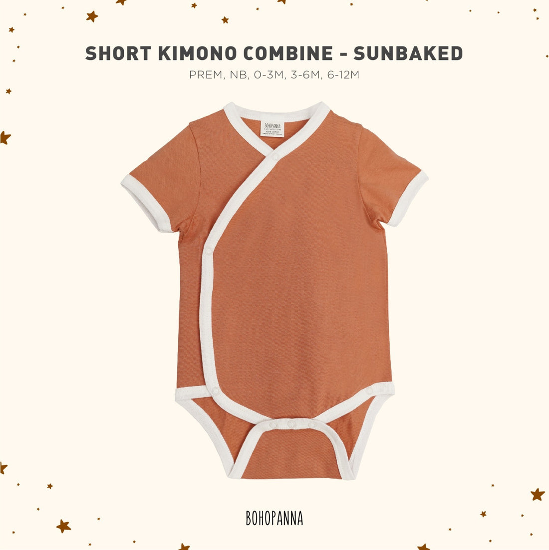 Bohopanna Short Kimono Combine Sunbaked 3-6M