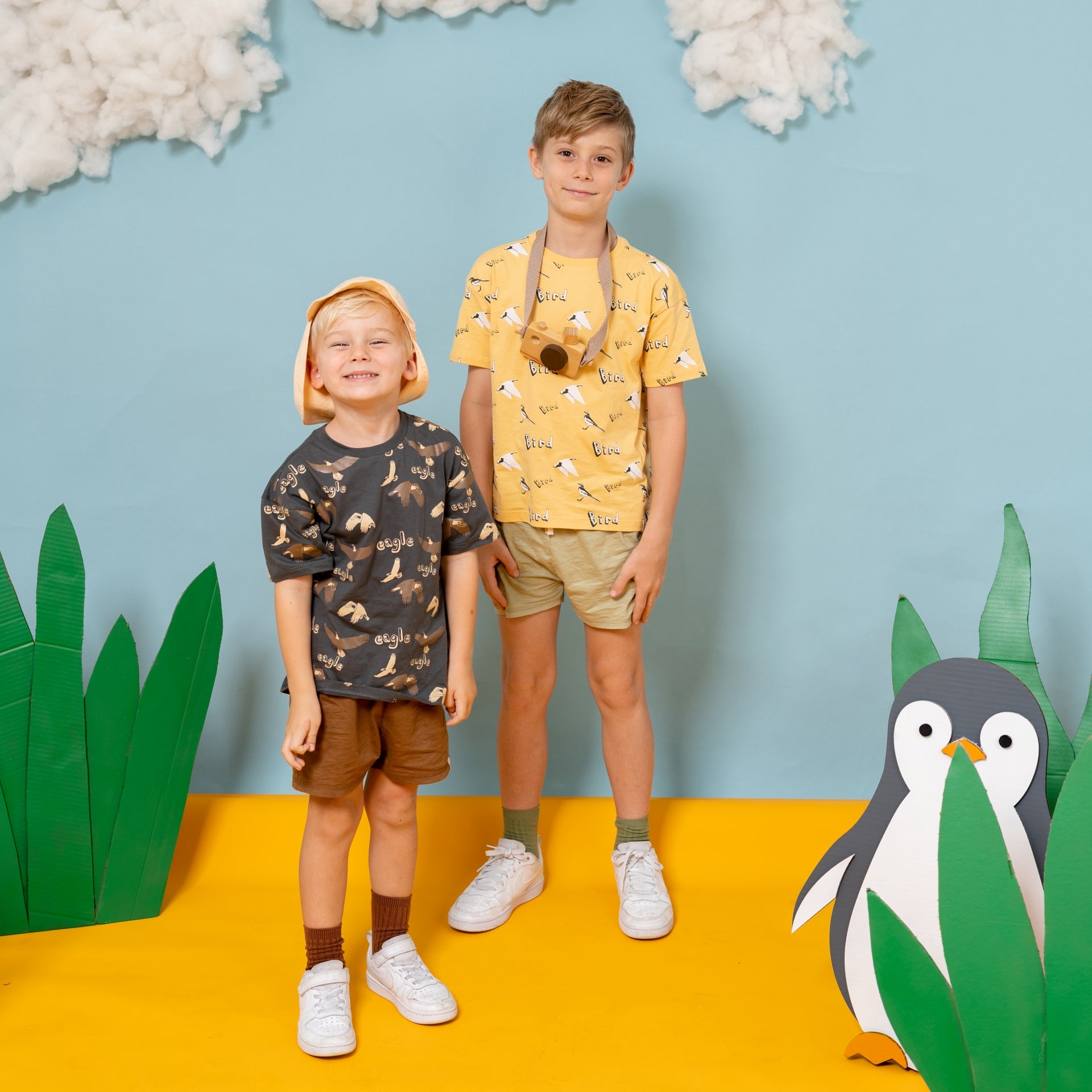 bohopanna animal tee set bird