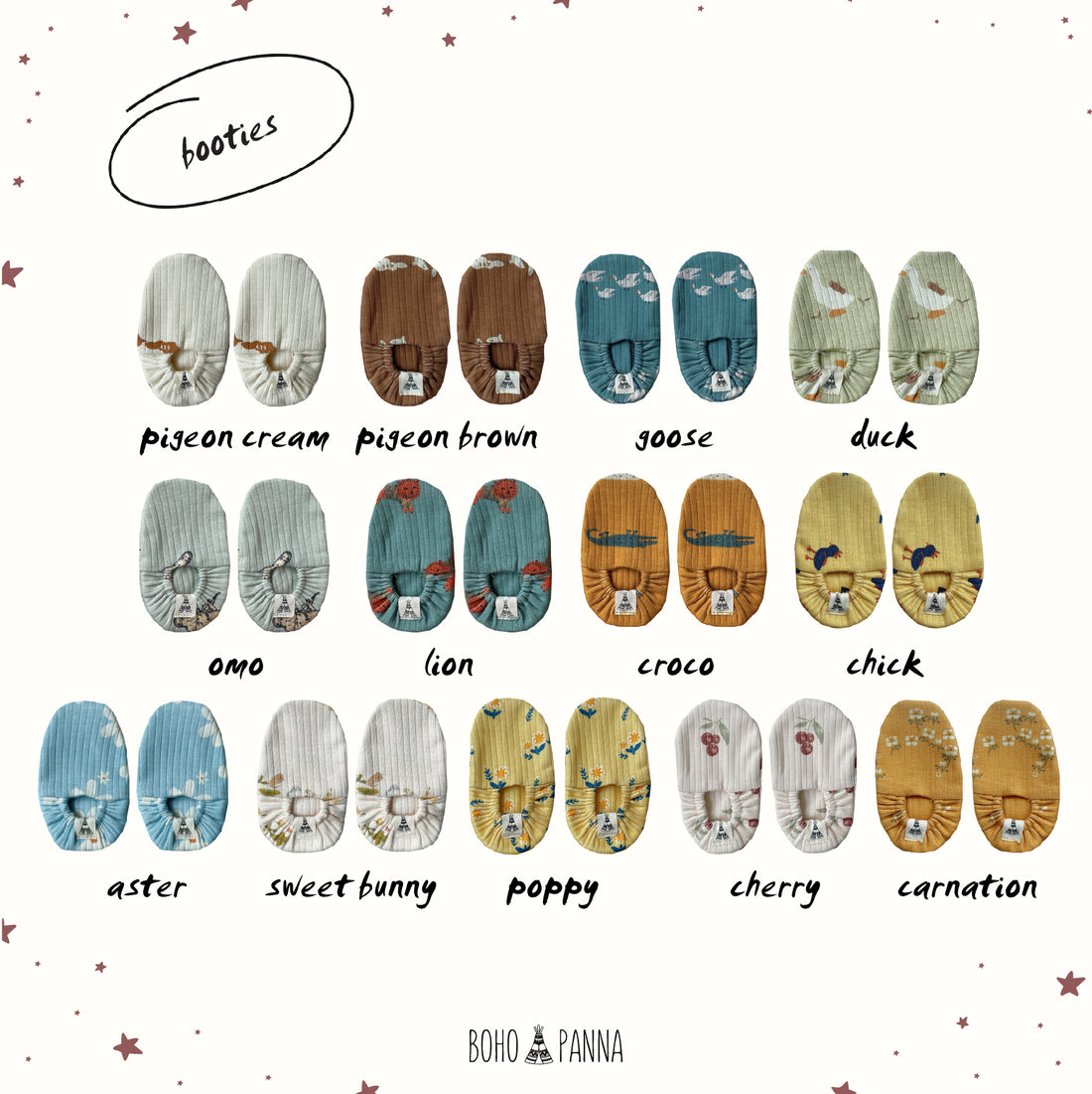 bohopanna baby booties 1