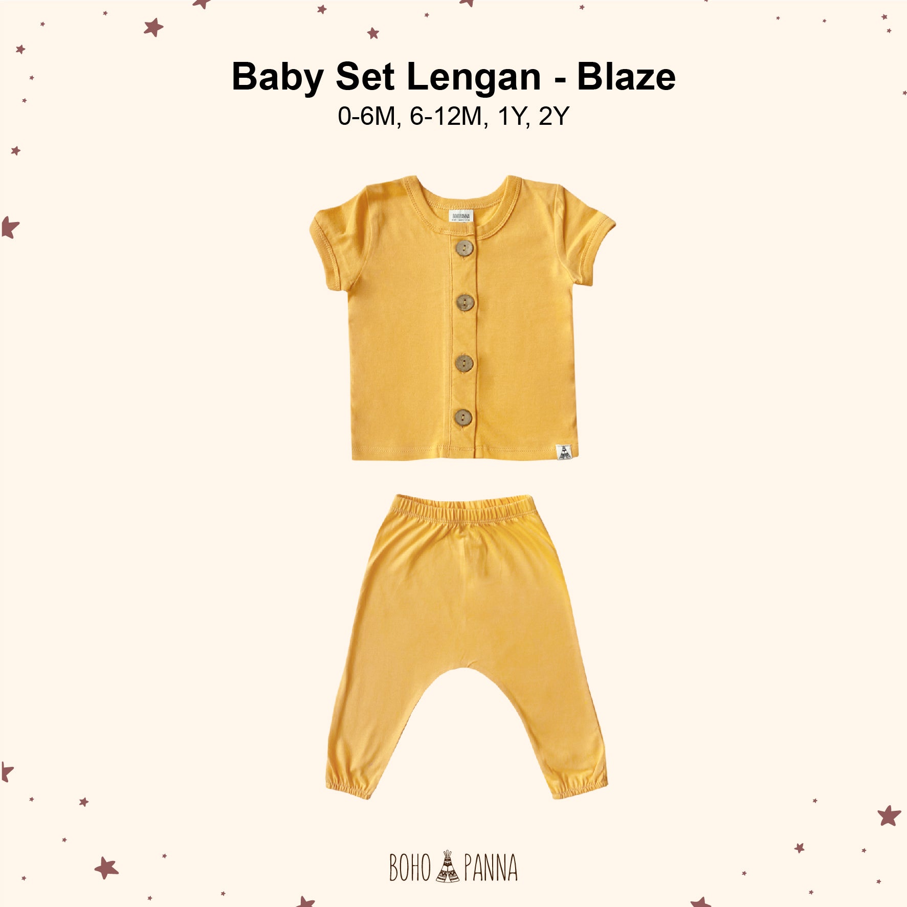 bohopanna baby set lengan blaze