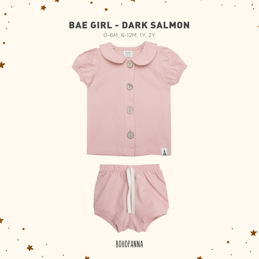 bohopanna bae girl dark salmon