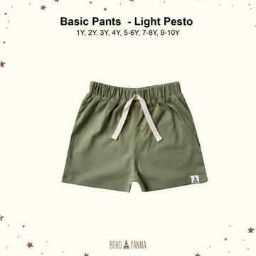 bohopanna basic pants light pesto