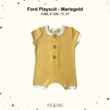 bohopanna ford playsuit mariegold