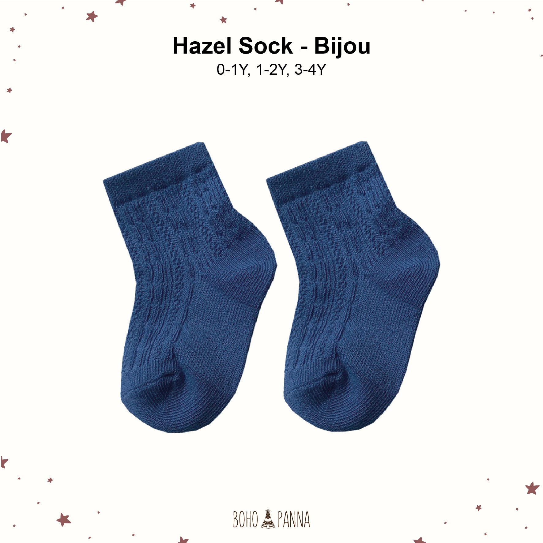 bohopanna hazel sock bijou