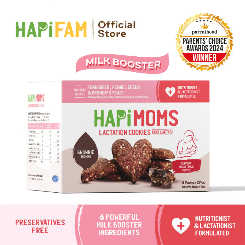 hapimoms lactation cookies brownie