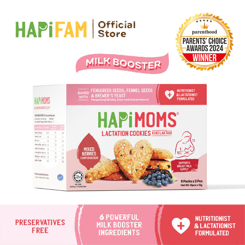 hapimoms lactation cookies mixed berries