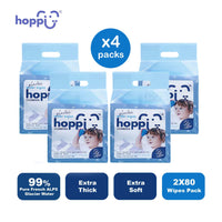 hoppi glacier water wipes 80's x 2packs (copy)