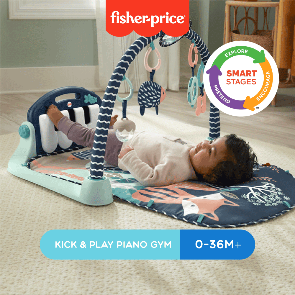 fp nb kick &amp; play piano gym moonlight forest