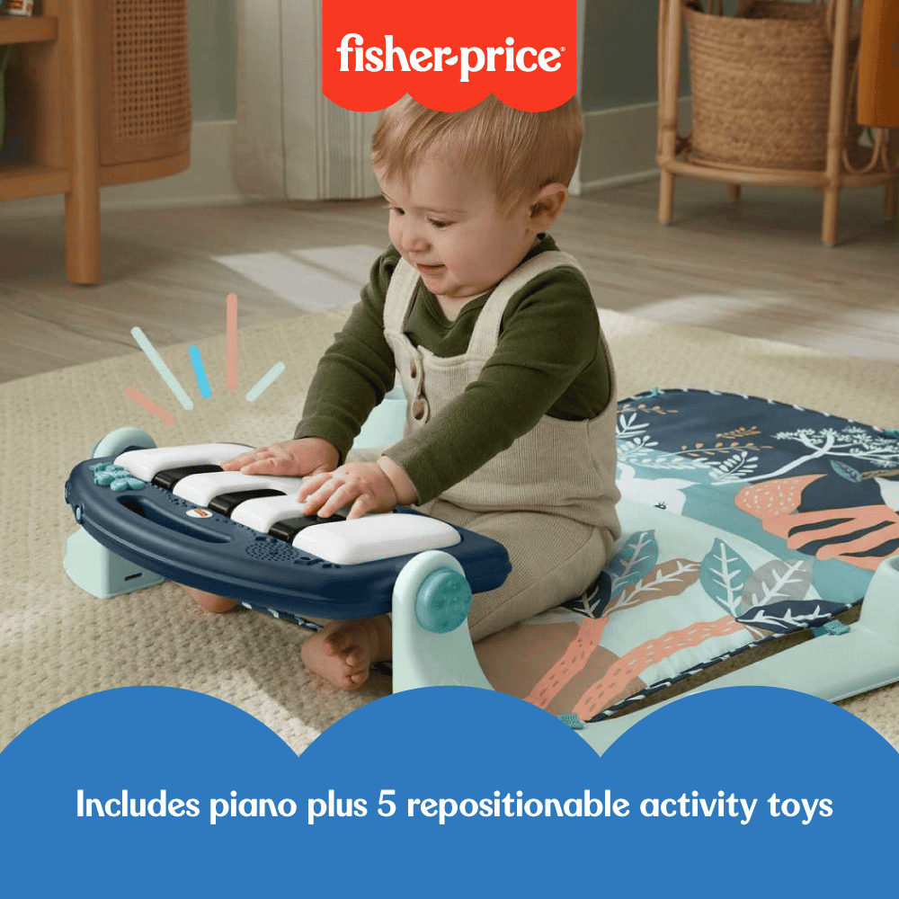 fp nb kick &amp; play piano gym moonlight forest
