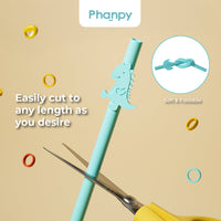 Phanpy Silicone Drinking Straws (3pcs/box)