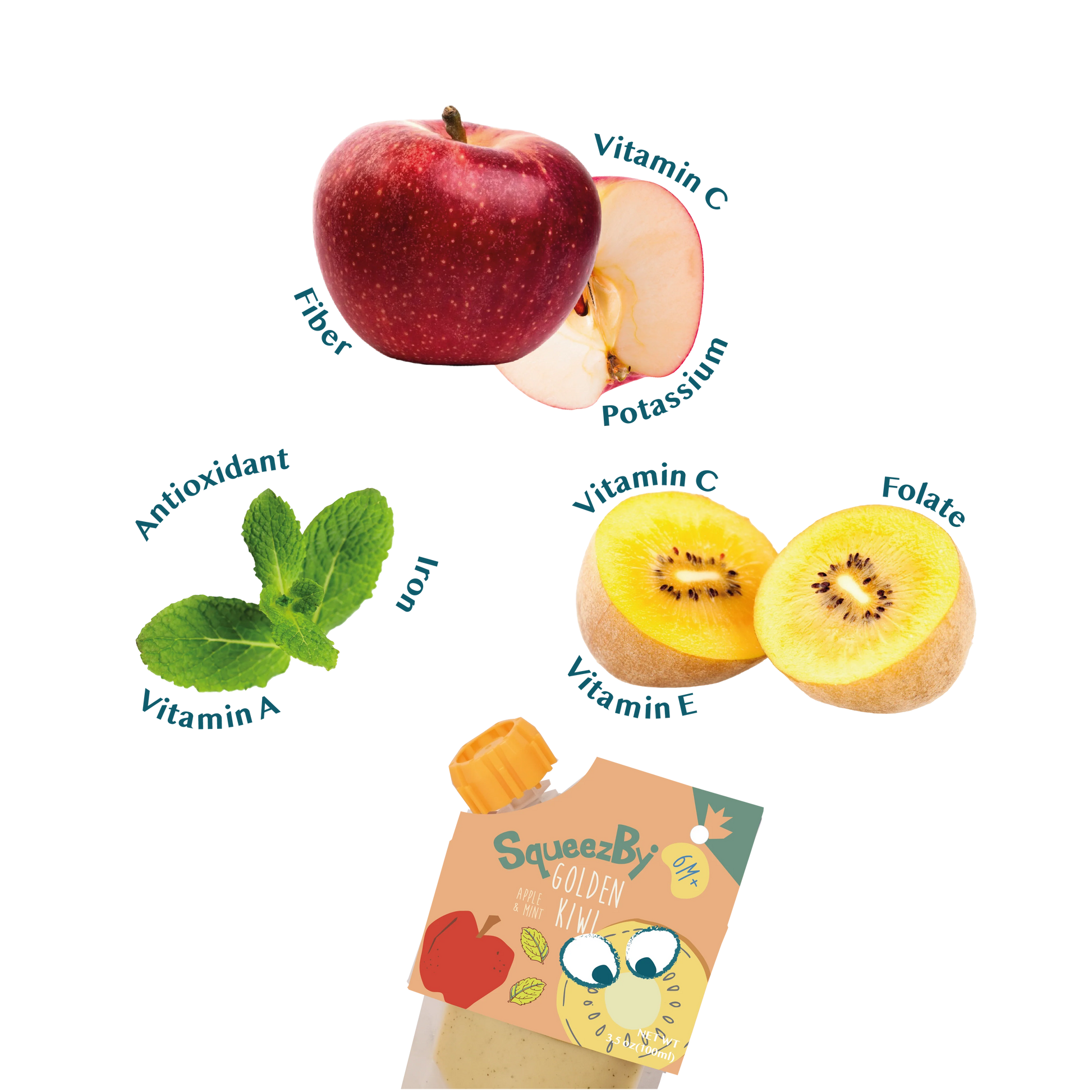 Squeezby Fruit and Broth Pouches