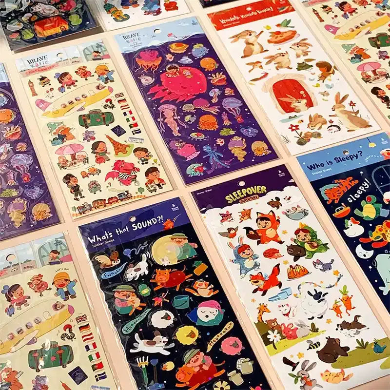 WW Animal Sticker Sheet - Sleepover Adventure