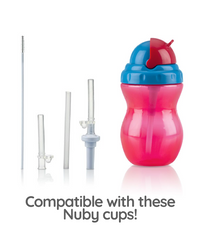 Nuby Flip-It Cup Thin Straw Replacement Kit
