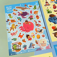 WW Animal Sticker Sheet - Sleepover Adventure